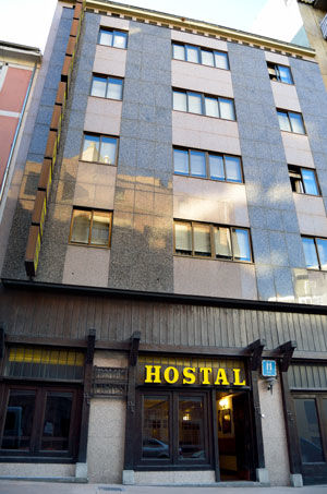 호스탈 코르테스 호텔 쿠엥카 외부 사진